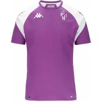 Kappa Unisex Kinder Abou Pro 7 Valladolid T-shirt, donkerpaars/wit, maat 10 jaar