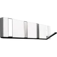 MILLARCO flex kapstok met 4 haken 31,6 × 2,2 x 7,2 cm wit
