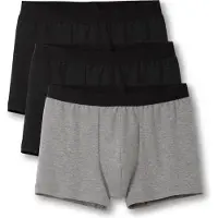Calida Boxershorts grijs gemêleerd / zwart