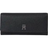 Tommy Hilfiger Julia Geribbelde Leren Portemonnee