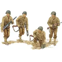 Other Modelbouwpakket Militaire voertuigen - 6366 Amerikaanse Soldaten - U.S. Armored Infantry - 4 Figuren Plastic - 1:35 - Modelbouw