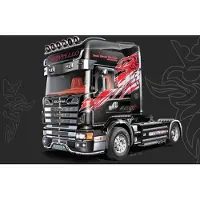 Wittmax Modelbouwpakket Vrachtwagens - 3922 Scania 164L Topclass Plastic - 1:24 - Modelbouw