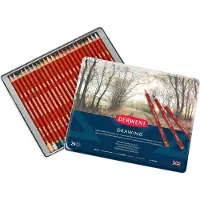 Derwent Metallic Box Drawing Pencil 24 Units Veelkleurig Kinderen