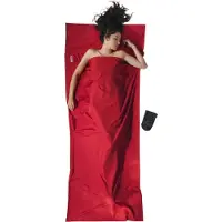 Cocoon Travelsheet, Microfiber (Maat - 220 x 90 cm, Kleur - Cranberry)