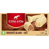 Côte d'Or Witte Bouchées 8 x 21g - Belgische pralines 168g