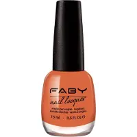 Faby nagellak Coral Beauty dames 15 ml vegan koraaloranje