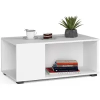 Akord Salontafel Koffietafel JULIET / Furniture Factory / Wit / 90 x 38 x 51 cm