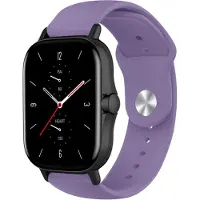Strap-it Siliconen sport bandje - geschikt voor Xiaomi Amazfit GTS 1-2-3-4 - Mini / Amazfit Bip / Bip S / Bip Lite / Bip U Pro / Bip 3 / Amazfit GTR 42mm - lichtpaars
