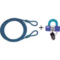 Talamex Eye Cable Lock 2.5 M Blauw 20 mm