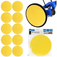 GEKO Schuurdisc - Aluminiumoxide - 225mm - Korrel 60 - Geel - 10 stuks