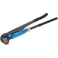 GEKO Verstelbare pijptang - 90° hoek - Chroom-vanadium staal - 1 inch - Rubberen grip