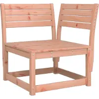 The Living Store Loungebank - Tuinbank - Tuinhoekbank 73x73x78 cm massief douglashout - Hout - Douglas - Outdoor Furniture