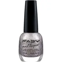 Faby nagellak Meteor Shower dames 15 ml vegan zilvergrijs