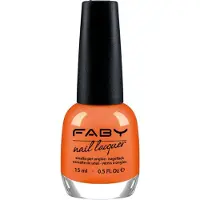 Faby nagellak Keep on the sunny side dames 15 ml vegan oranje