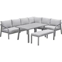 Garden Impressions Tarera lounge dining set 6-delig R - taupe
