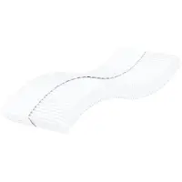 vidaXL Schuimmatras voor kinderen hardheid H2 H3 80x160 cm wit