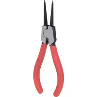 Ks Tools 500.1028 Precisie-borgveertang Geschikt voor borgringen Buitenringen 10-25 mm Puntvorm Recht