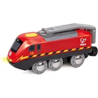 Hape Charge 'n Go Trein - Oplaadbare Houten Treinloc voor Kinderen vanaf 3 Jaar