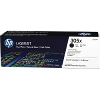 HP 305X (CE410XD) Toner 2x Zwart Hoge capaciteit - Multipack