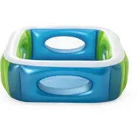 Bestway Window Square Inflatable Pool 168x168x56 Cm Veelkleurig 565 Liters