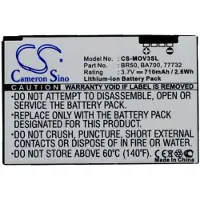 123accu Motorola BR50 / BA700 / SNN5696B accu (3.7 V, 710 mAh, huismerk)