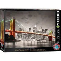 Eurographics , New York City, Brooklyn Bridge, 1000 stukjes, Stad