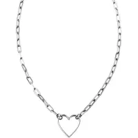Liebeskind berlin Ketting 'Herz' zilver