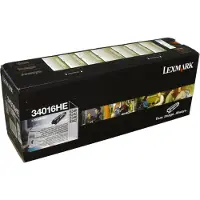 Lexmark 34016HE Toner Zwart