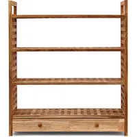 Relaxdays Schoenenkasten, Schoenenrek (70 x 27 x 81 cm)