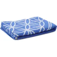 Yogistar Baumwolldecke - Blume des Lebens - blau