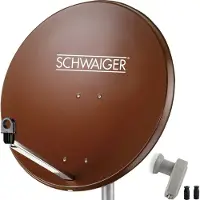 Schwaiger SPI9962SET2 (Parabolische antenne, DVB-S / -S2), SAT Spiegels + SAT Antennes, Rood