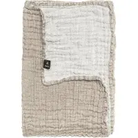 Himla Hannelin bedsprei beige-wit 260 x 260 cm.