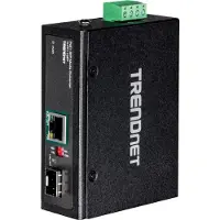 Trendnet TI-PF11SFP Media Converter Industriële SFP naar Gigabit PoE+