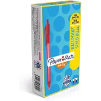Papermate InkJoy 100RT intrekbare balpennen | medium punt (1,0 mm) | Rood | 20 stuks