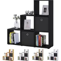VCM Nitas wandkast , kamerverdeler 6 vakkenBeuken decor.