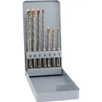 Alpen Boorbitje, Hamerboorset SDS-Plus (5, 10, 12 mm, 2 x 6, 2x8)