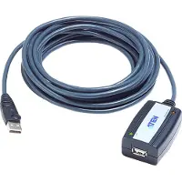 Aten UE250 actieve USB naar USB verlengkabel - USB2.0 gecertificeerd - tot 0,5A - 5 meter