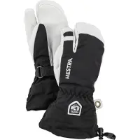 Hestra - Kid's Army Leather Heli Ski 3 Finger - Handschoenen 3, zwart