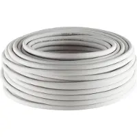 S-Impuls S/FTP CAT6 Gigabit netwerkkabel met vaste aders - AWG24 / grijs - 50 meter