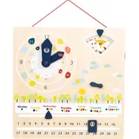 Small Foot - Houten Kalenderklok Seizoenen (Duitstalig)
