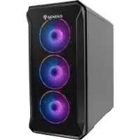 Genesis Gaming behuizing - NATEC - IRID - 3 ventilatoren 120 mm - Micro ATX - mini-ITX