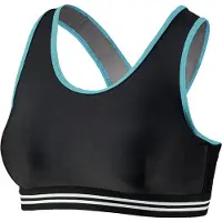 Beco bikinitop BEactive B/C cup dames polyamide zwart/blauw
