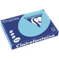 Clairefontaine Trophée Pastel, gekleurd papier, A3, 160 g, 250 vel, helblauw