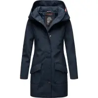 MARIKOO dames softshelljas – Mayleen, waterafstotend met capuchon