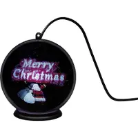 Konstsmide Kerstbol met kerstman en cadeauzak | | Ø 10 cm
