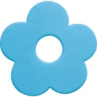 Spirella Antislipmat Funky - 5 Stuks - Blauw