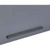 Merkloos laptopkussen schoot - met muismat - antislip - 57,5 x 30 cm - handvat - grijs