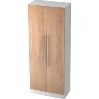 Hjh OFFICE PRO SIGNA G 7100 RE - Hoogte van de map | 5 OH Wit/Walnoot Kast Rail handvat (kunststof)
