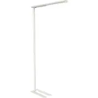 MAUL Vloerlamp MAULjet, wit / opaal, Werkkamer / Kantoor, Aluminium, Modern