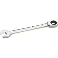 Stanley STMT89914-0 Ringsleutel met ratel, chroom-vanadiumstaal, 14 mm, 1 stuk, roestvrij staal, roestvrij staal